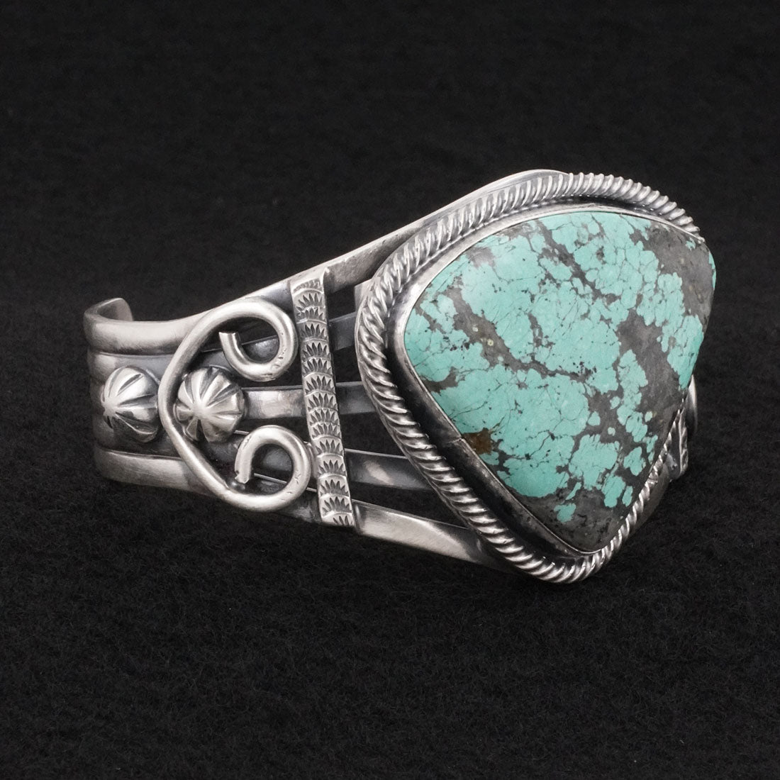 Bobby Johnson Turquoise & Sterling Silver Bracelet