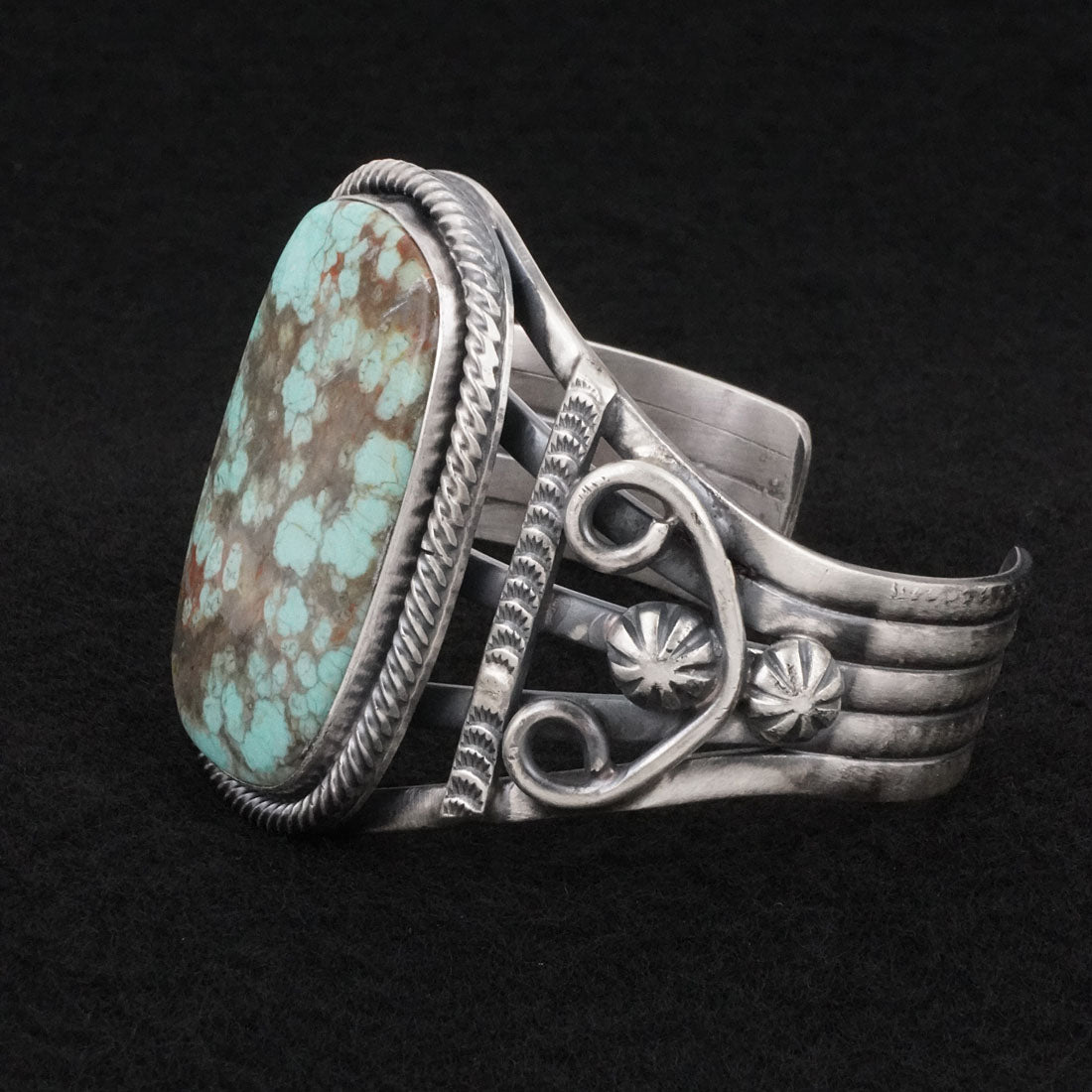 Bobby Johnson Turquoise & Sterling Silver Bracelet