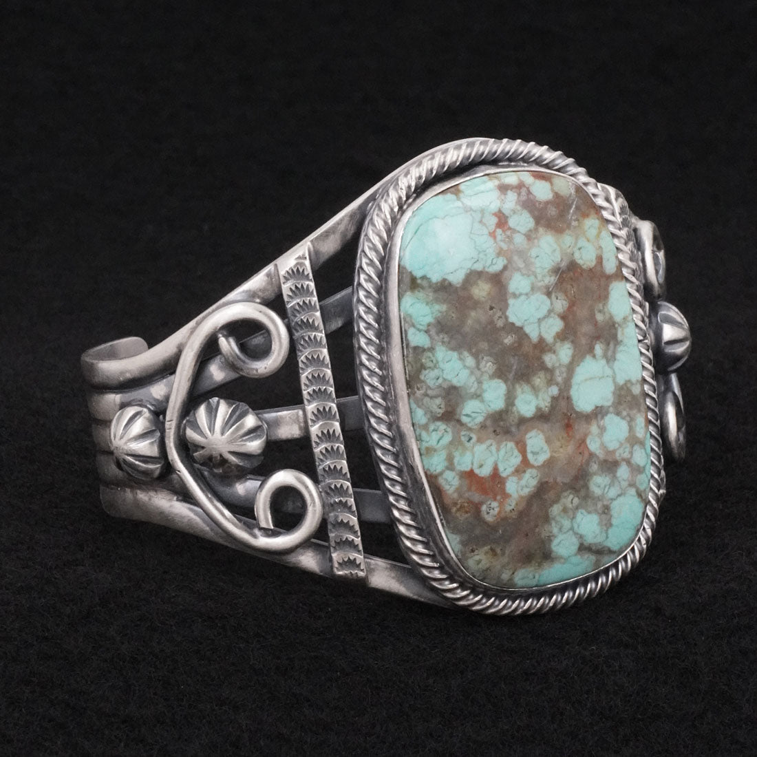 Bobby Johnson Turquoise & Sterling Silver Bracelet