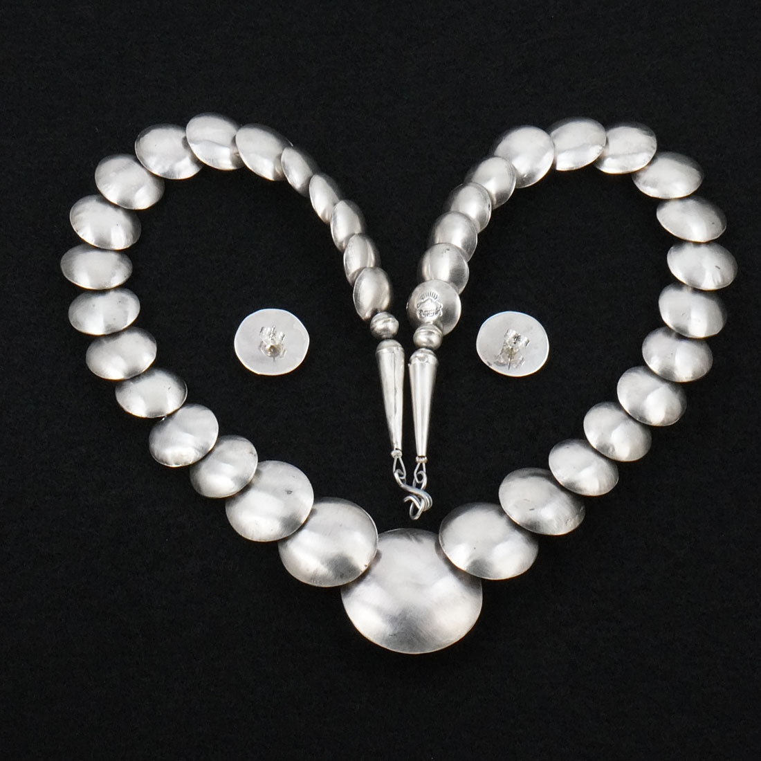 Tim Thompson Sterling Silver Necklace & Earrings Set