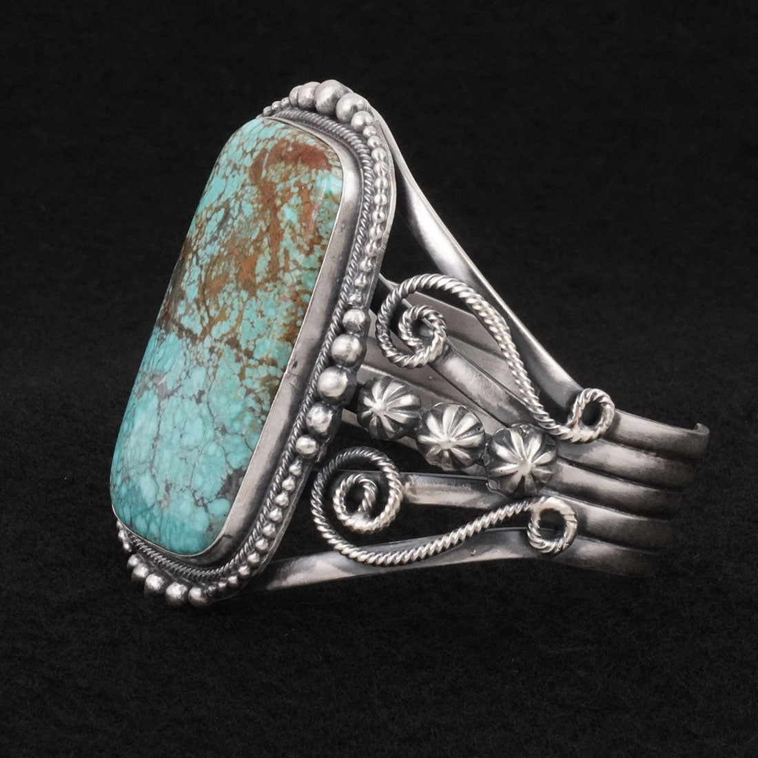 Bobby Johnson Turquoise & Sterling Silver Bracelet