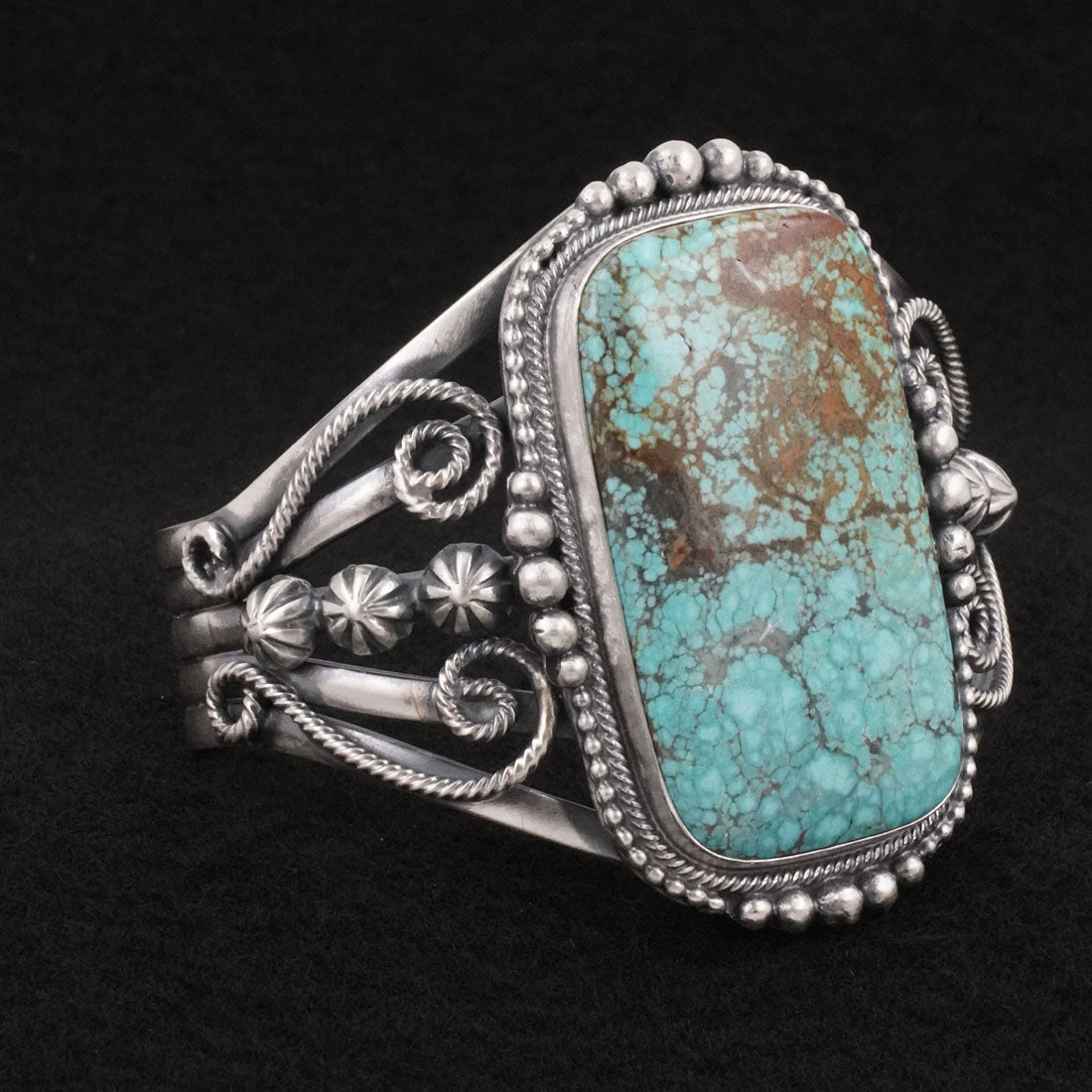 Bobby Johnson Turquoise & Sterling Silver Bracelet
