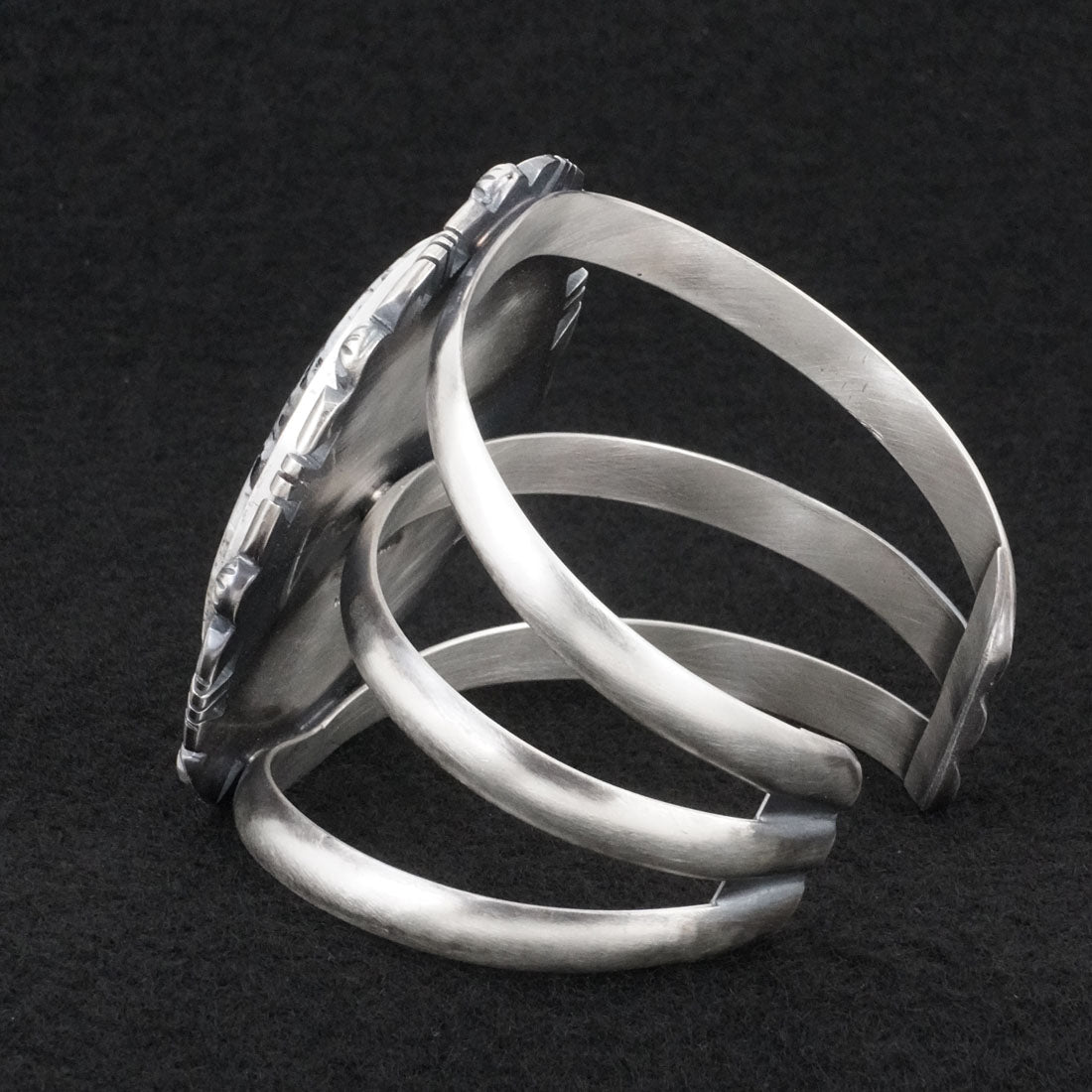 Paul Livingston White Buffalo & Sterling Silver Bracelet