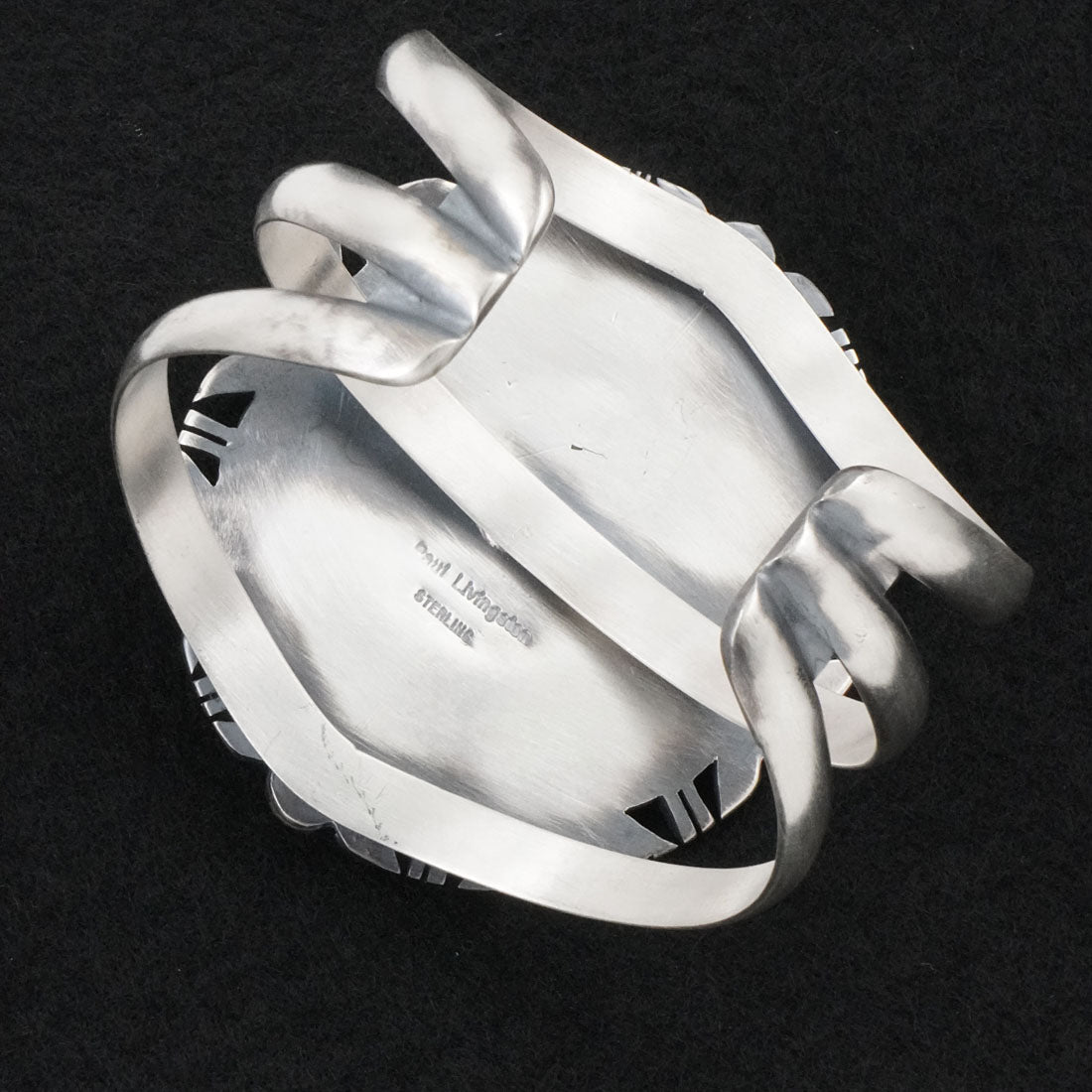 Paul Livingston White Buffalo & Sterling Silver Bracelet