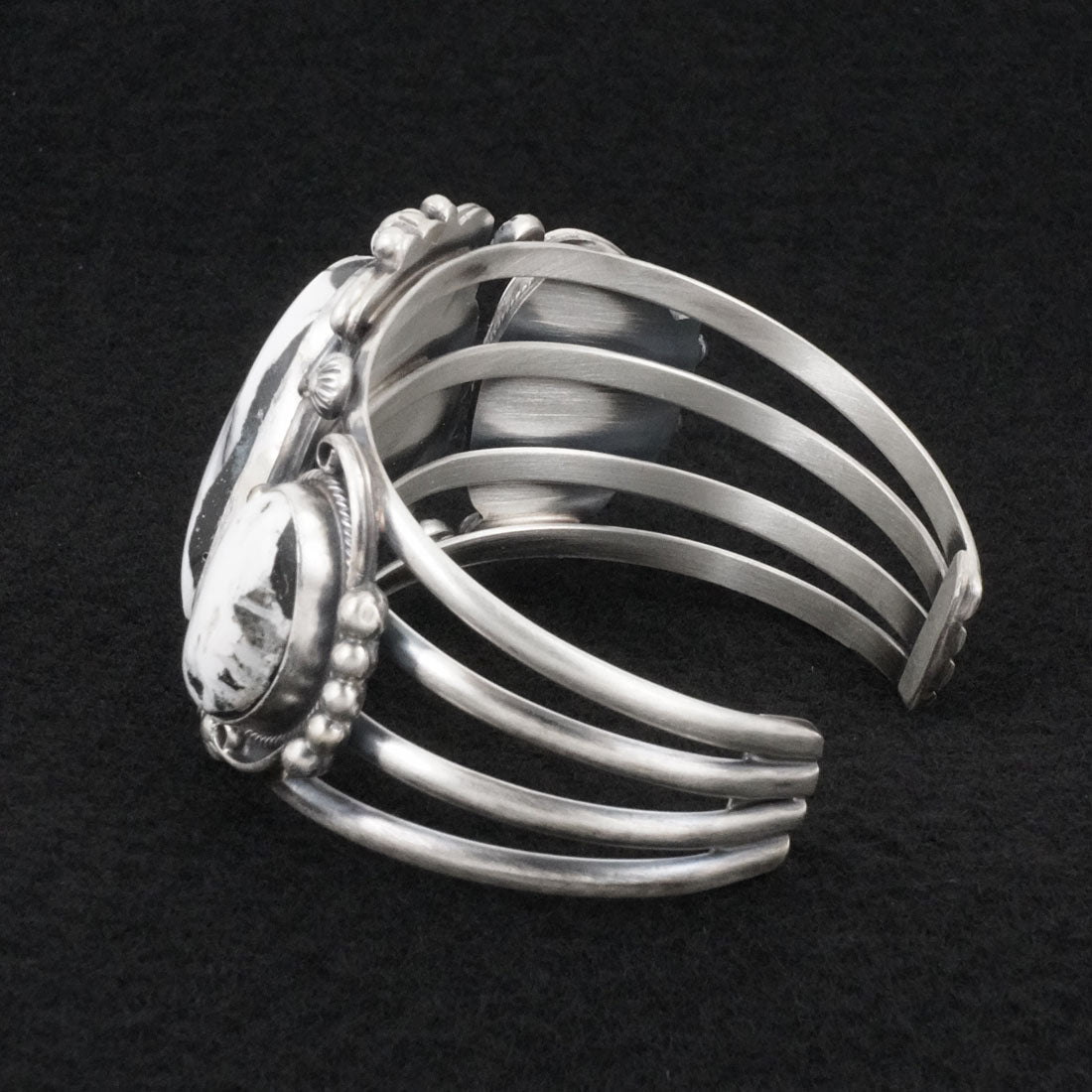 Kathleen Livingston White Buffalo & Sterling Silver Bracelet