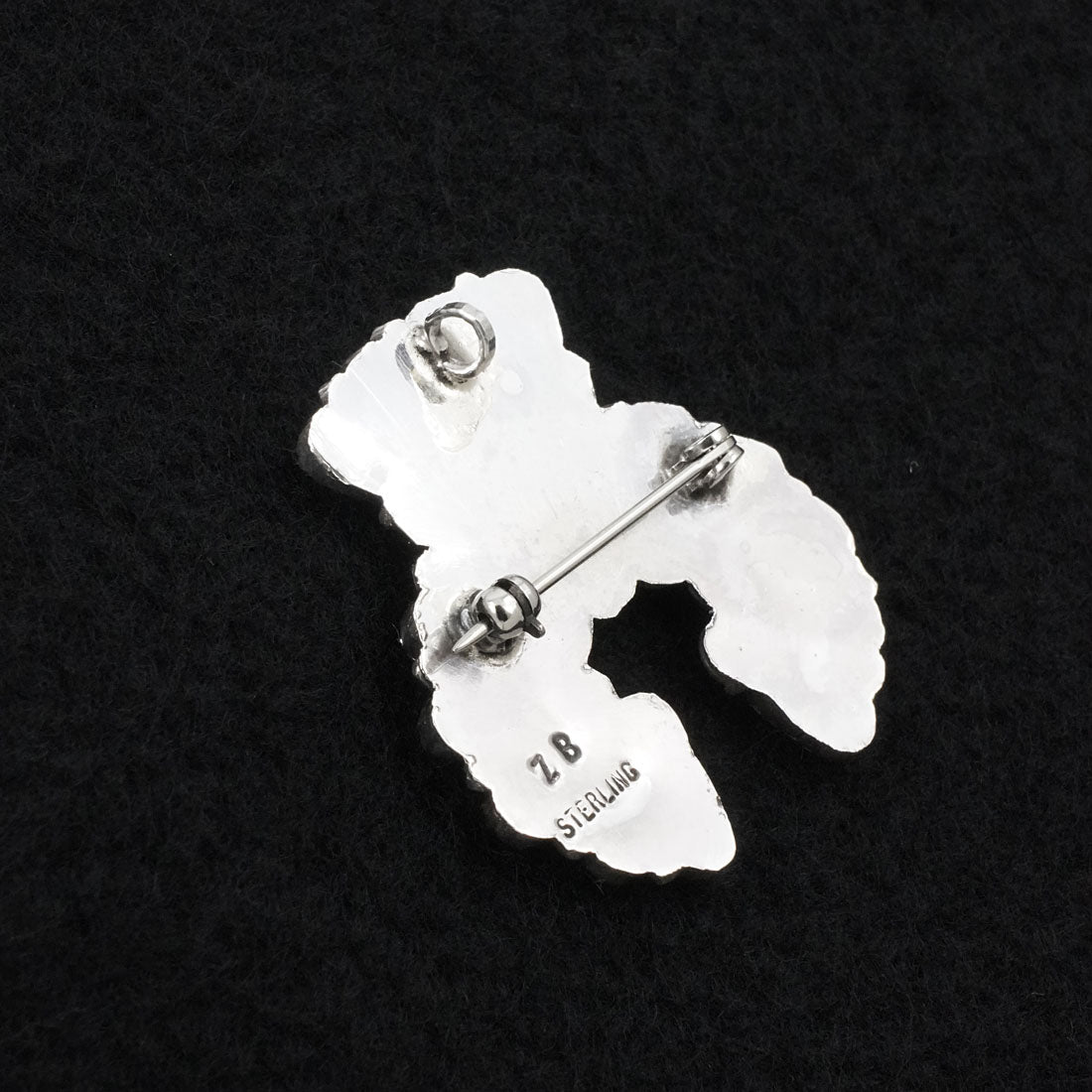 Zeita Begay Turquoise & Sterling Silver Pendant/Pin