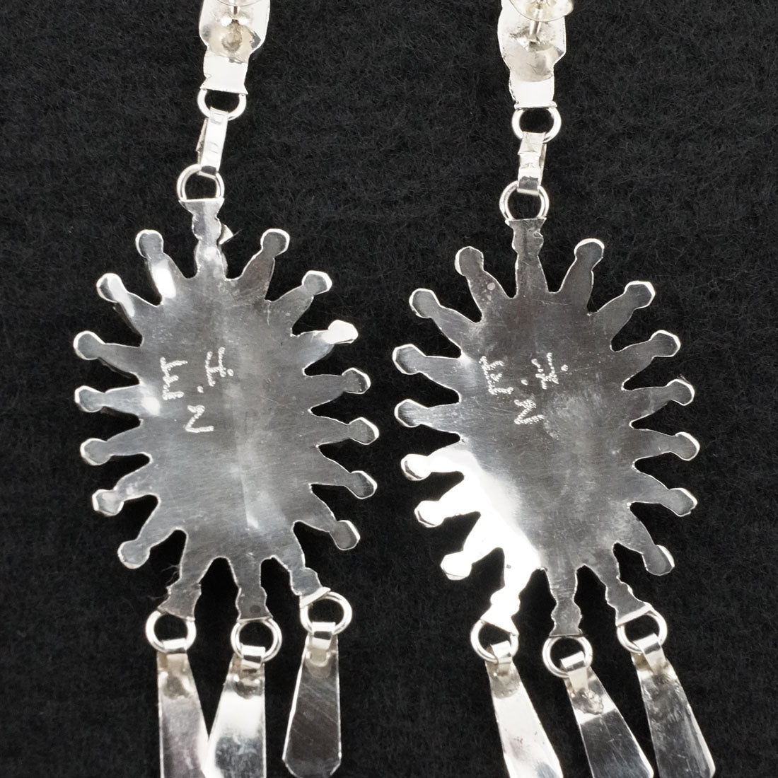 Evonne Hustito Turquoise & Sterling Silver Earrings