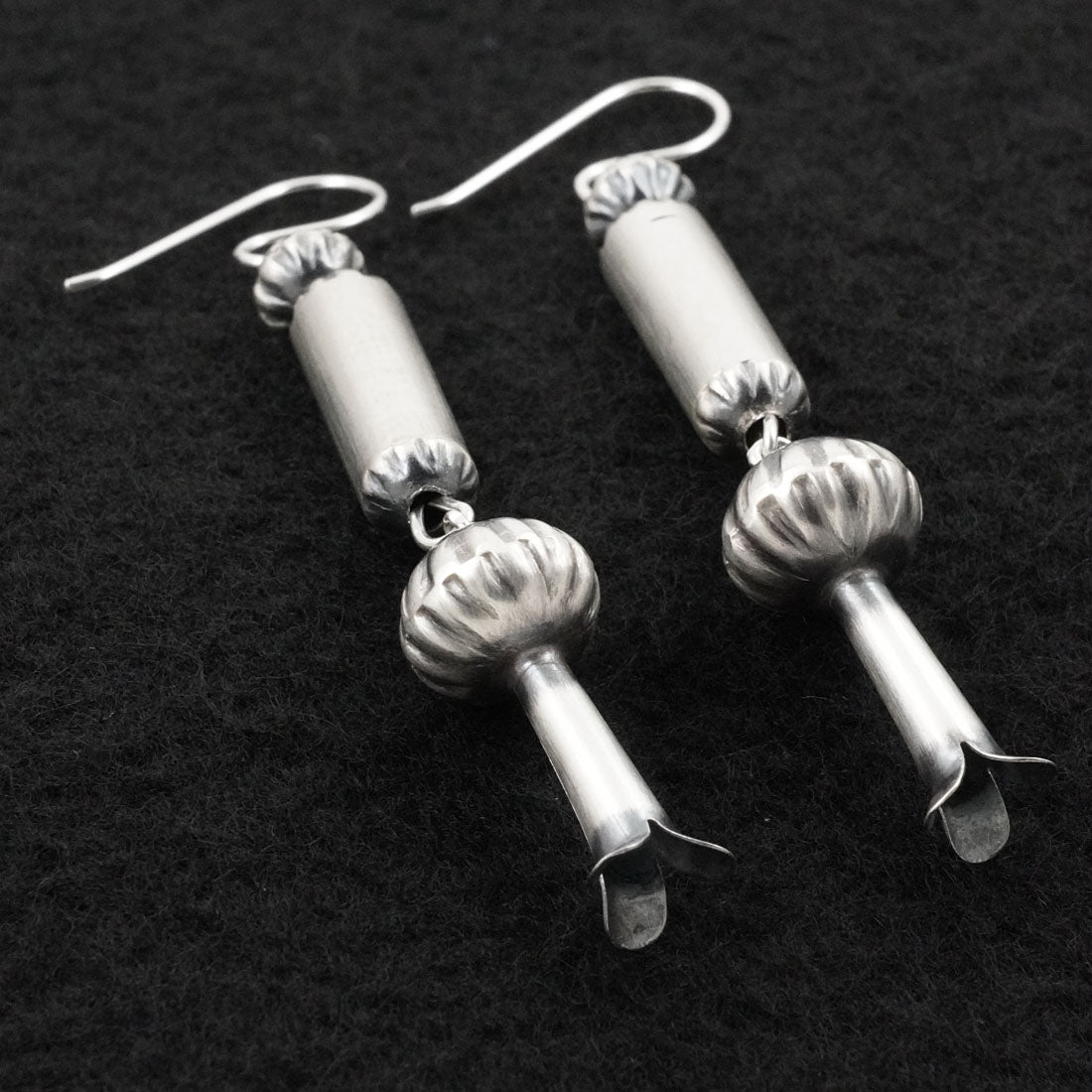 Tonisha Haley Sterling Silver Navajo Pearl Earrings