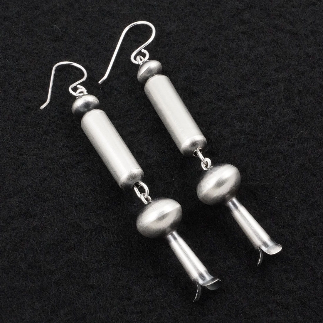 Tonisha Haley Sterling Silver Navajo Pearl Earrings