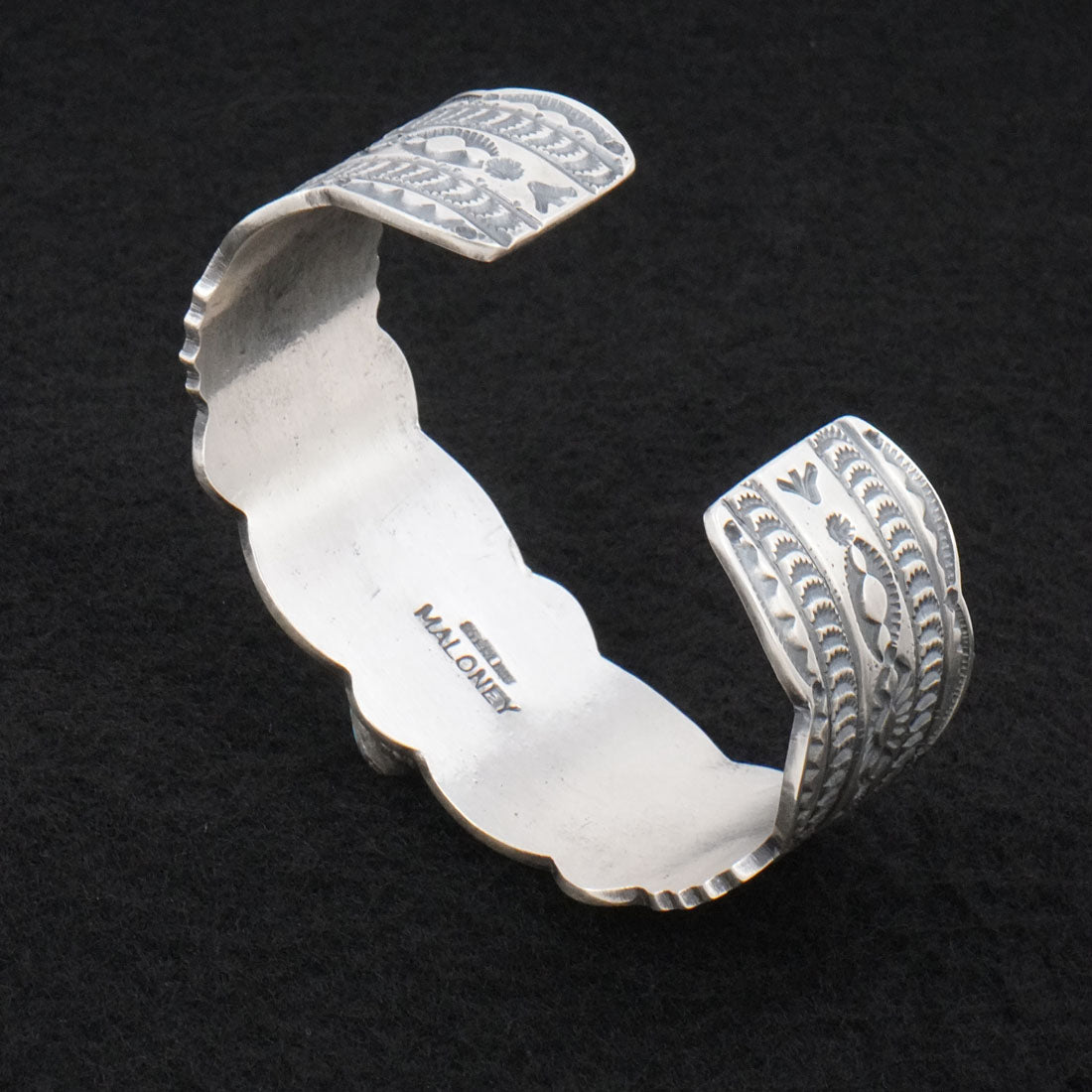 Leonard Maloney Turquoise & Sterling Silver Bracelet