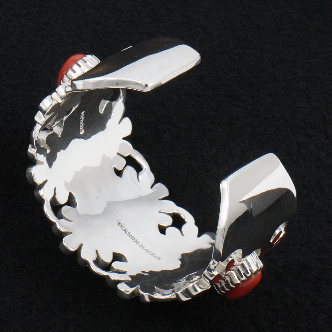 Vernon Haskie Coral & Sterling Silver Bracelet