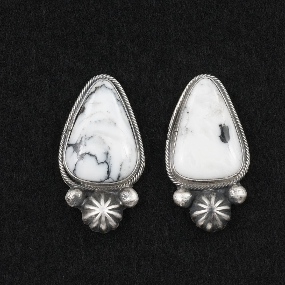 Darrin Livingston White Buffalo & Sterling Silver Necklace Set