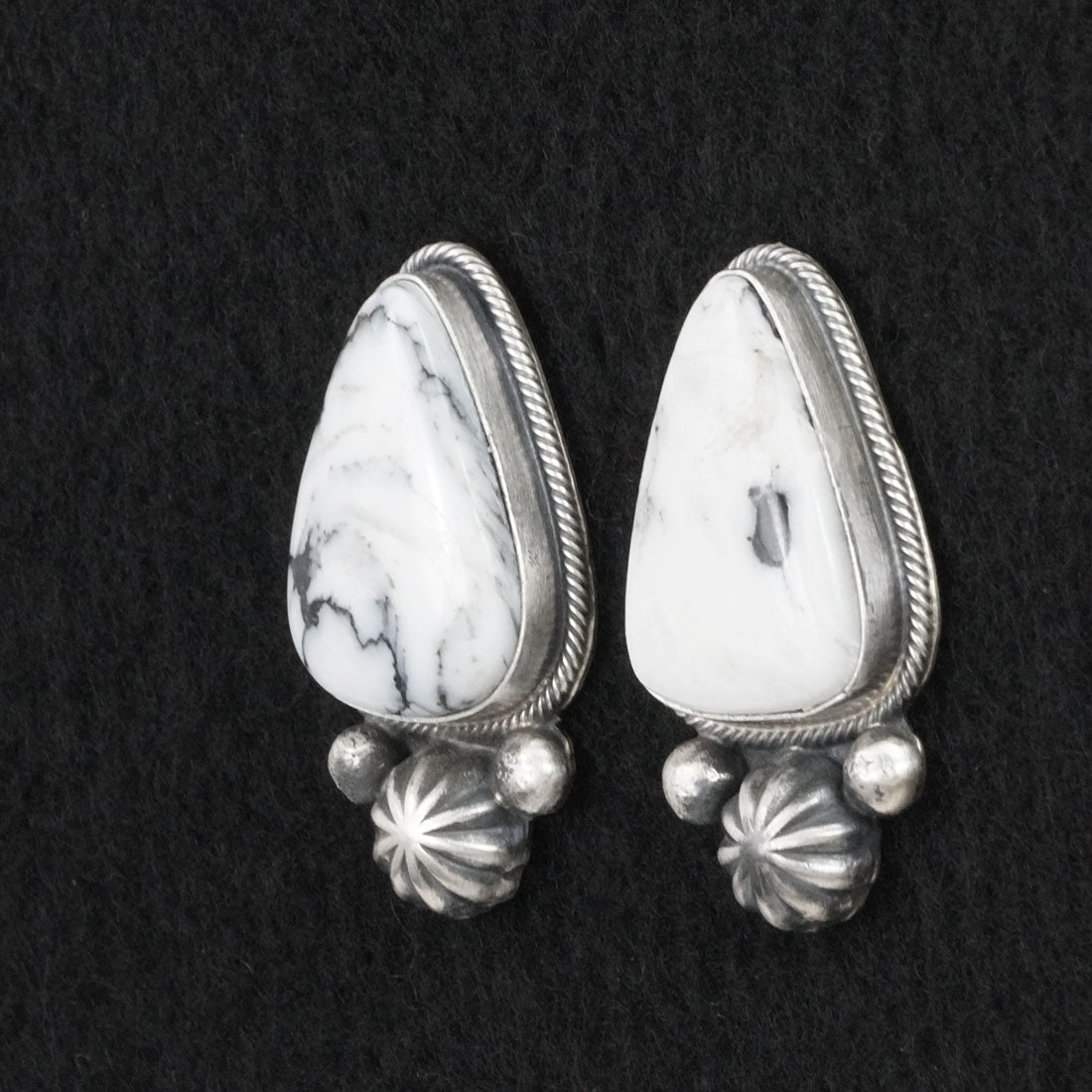 Darrin Livingston White Buffalo & Sterling Silver Necklace Set
