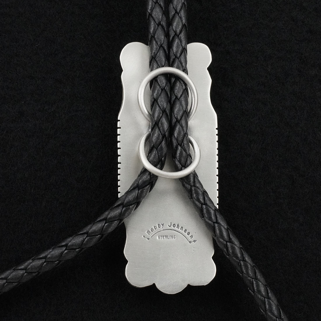 Bobby Johnson Turquoise & Sterling Silver Bolo Tie