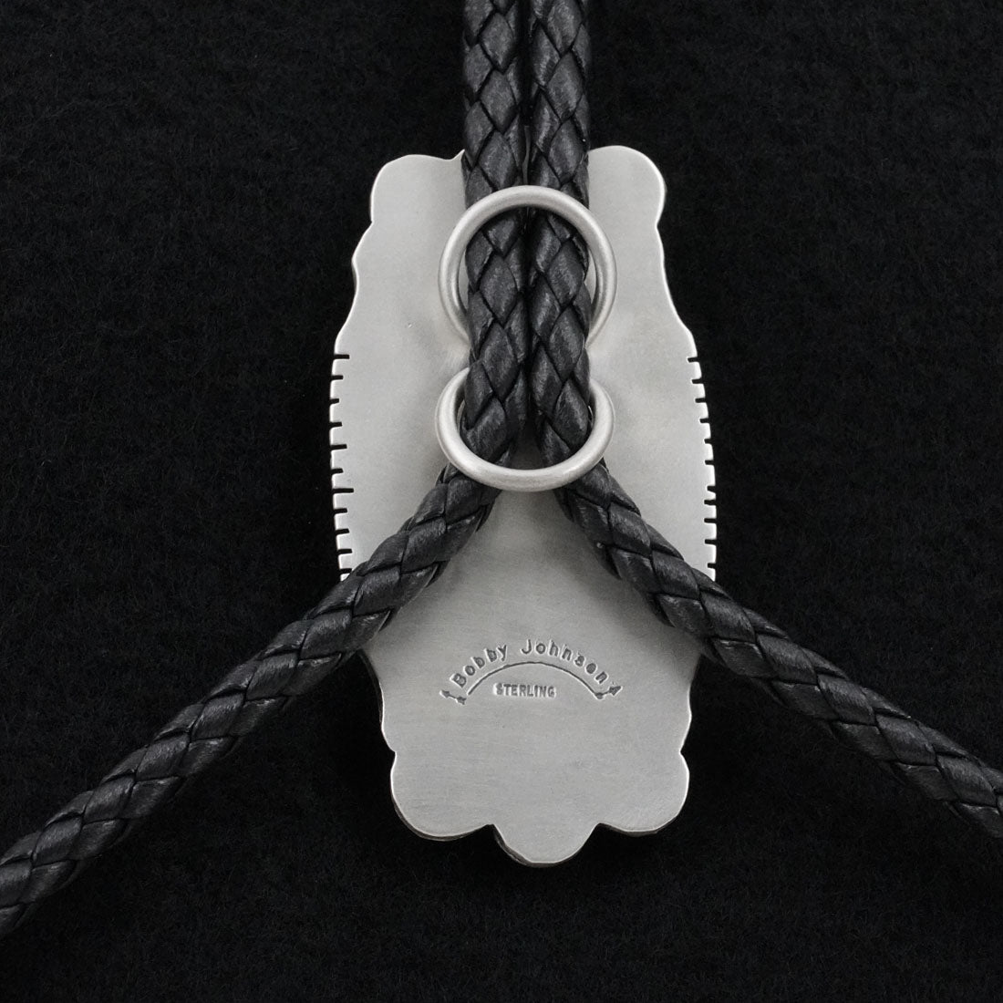 Bobby Johnson Turquoise & Sterling Silver Bolo Tie