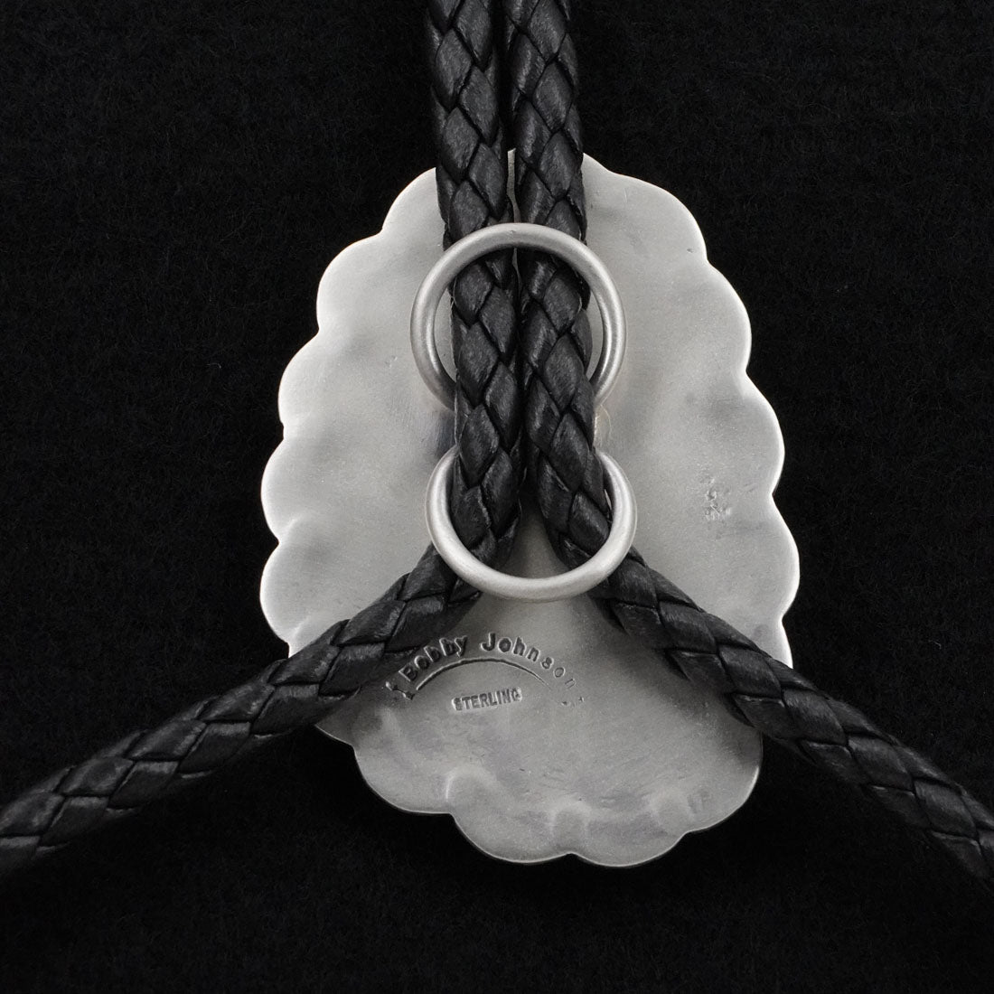 Bobby Johnson Turquoise & Sterling Silver Bolo Tie