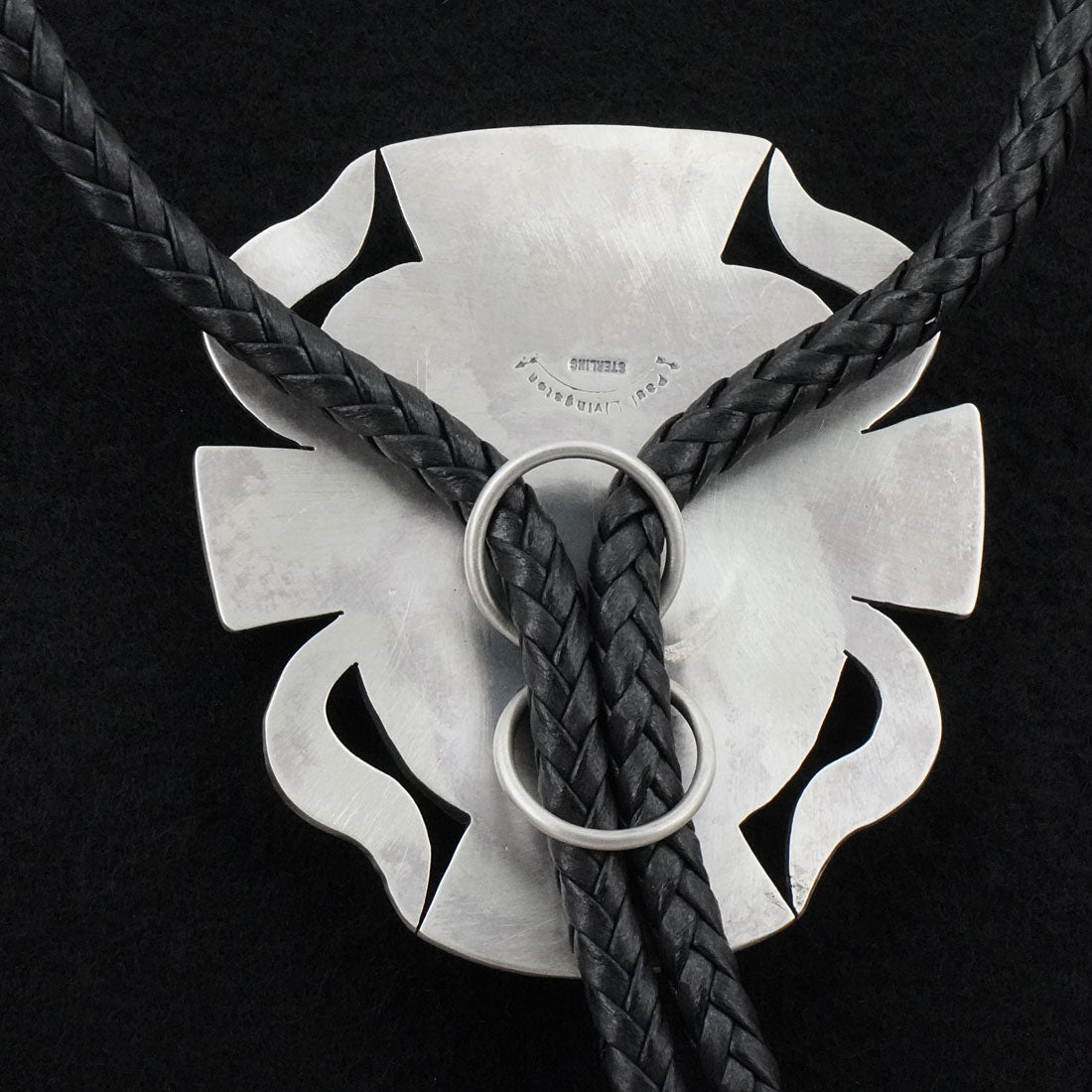 Paul Livingston Turquoise & Sterling Silver Bolo Tie