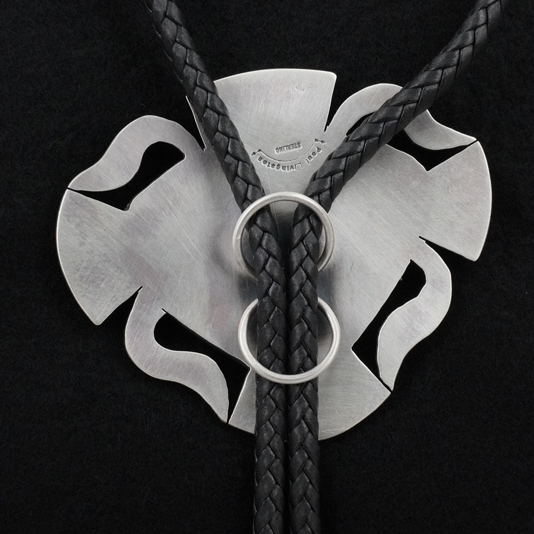 Paul Livingston Turquoise & Sterling Silver Bolo Tie