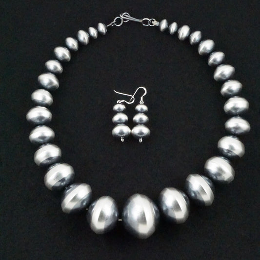 Tonisha Haley Navajo Pearl Necklace & Earrings
