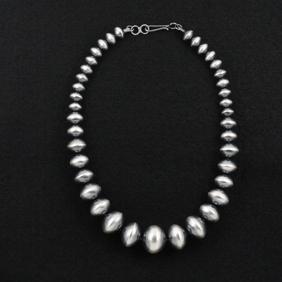 Tonisha Haley Sterling Silver Navajo Pearl Necklace 18"