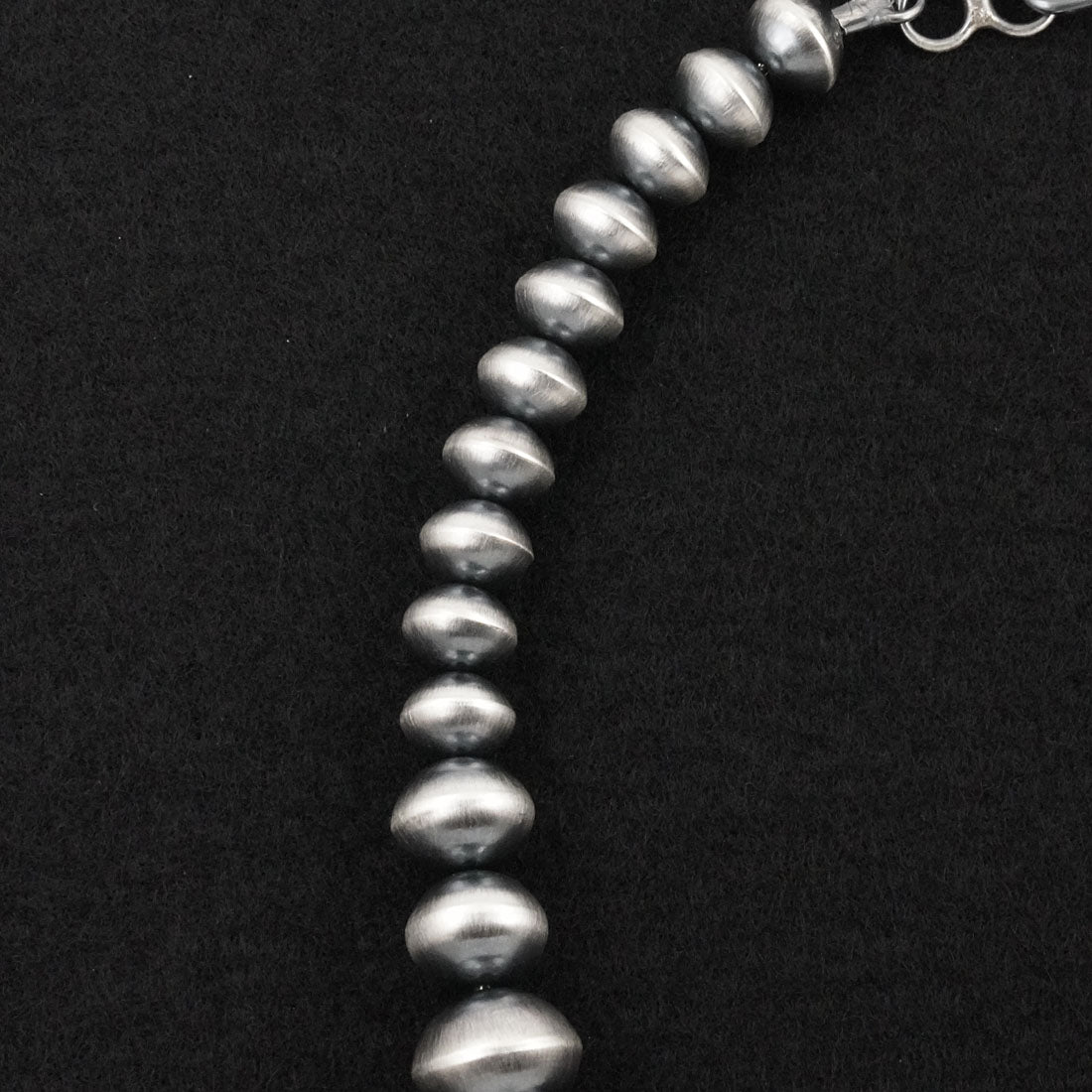 Tonisha Haley Sterling Silver Navajo Pearl Necklace 18"