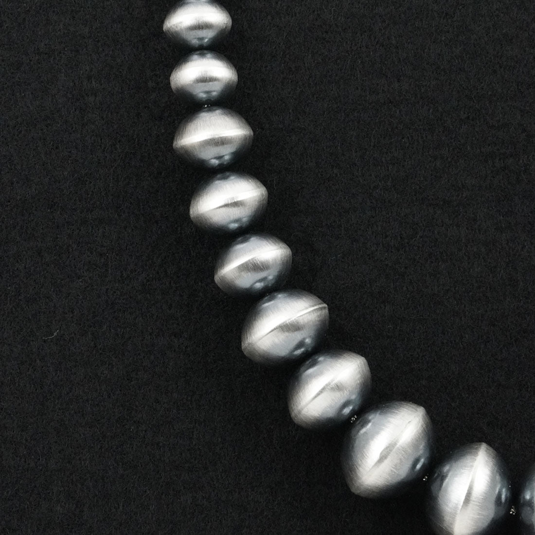 Tonisha Haley Sterling Silver Navajo Pearl Necklace 18"