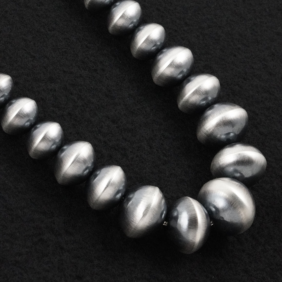 Tonisha Haley Sterling Silver Navajo Pearl Necklace 18"