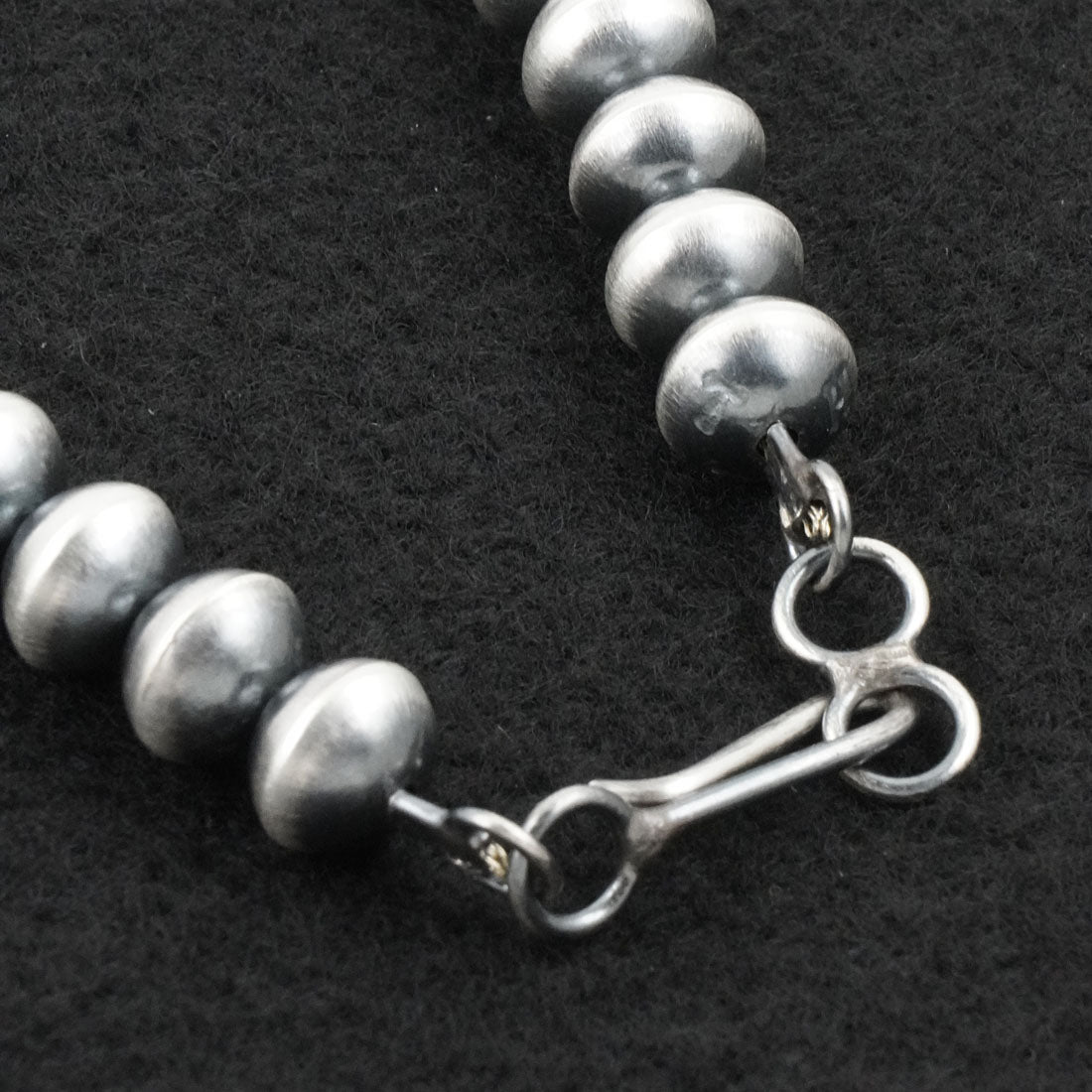 Tonisha Haley Sterling Silver Navajo Pearl Necklace 22"