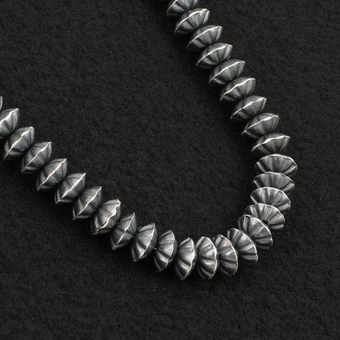 Austin Haley Sterling Silver Navajo Pearl Necklace 22"