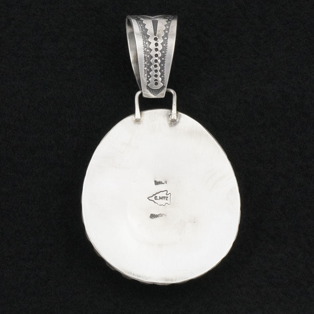 Calvin Martinez Turquoise & Sterling Silver Pendant