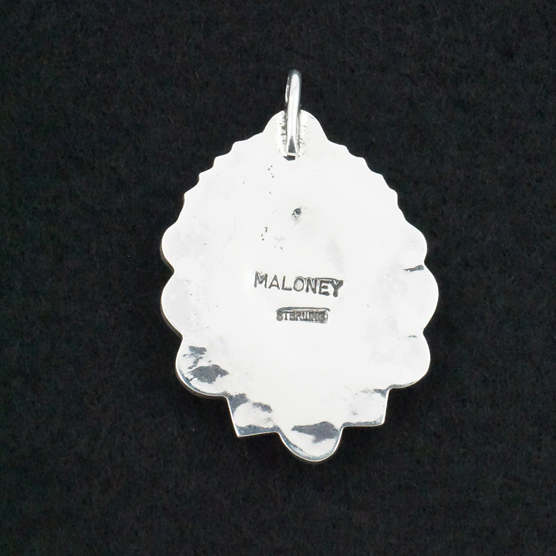 Leonard Maloney Turquoise & Sterling Silver Pendant