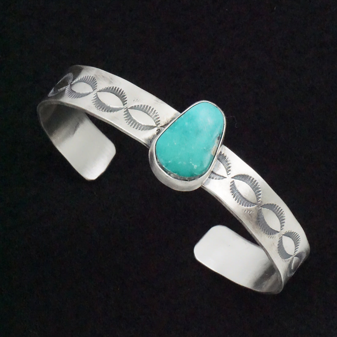 Danny Henio Turquoise & Sterling Silver Bracelet