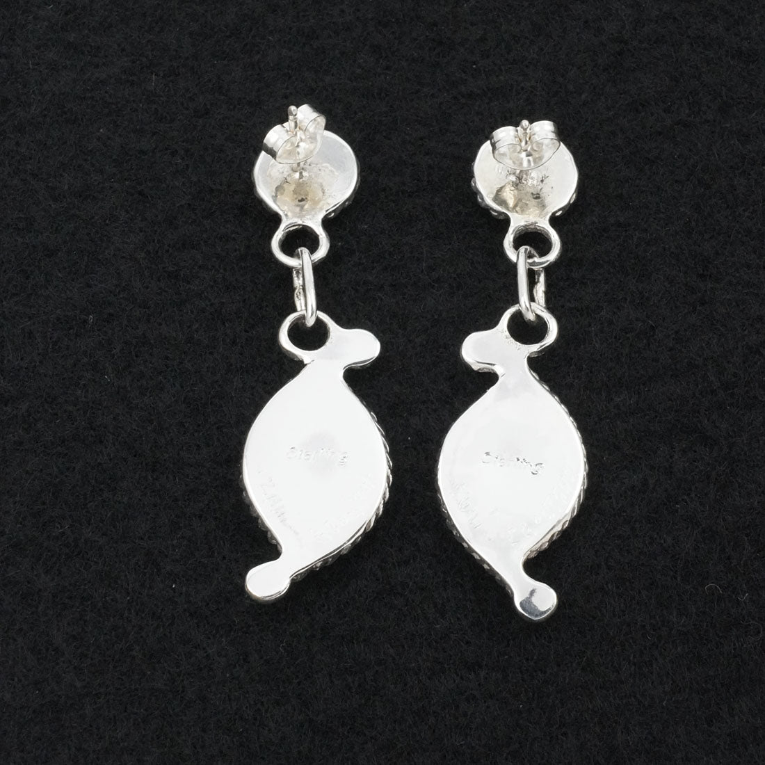 Carlen Seoutewa Turquoise & Sterling Silver Earrings
