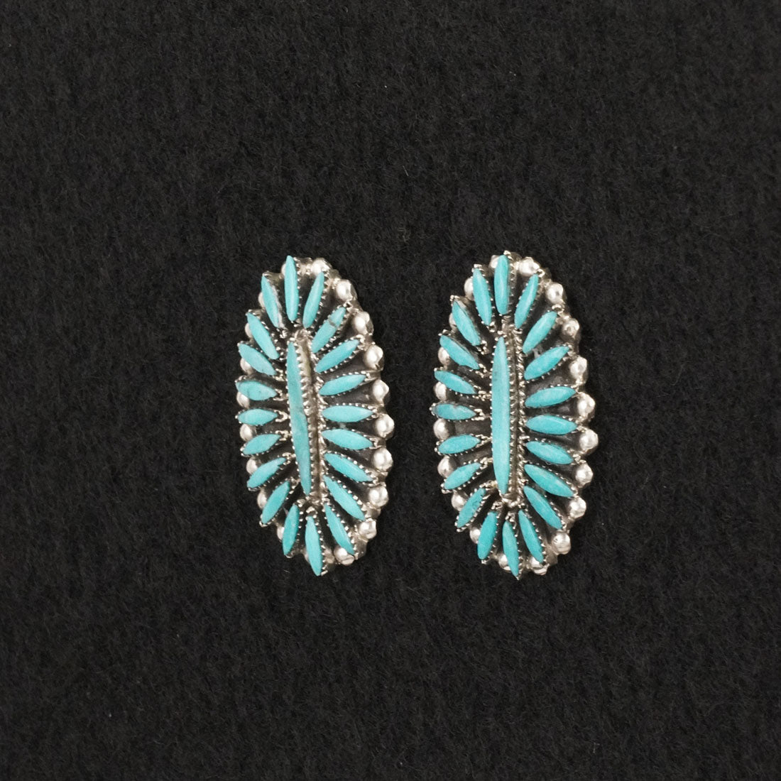 Lorena Peina Turquoise & Sterling Silver Earrings