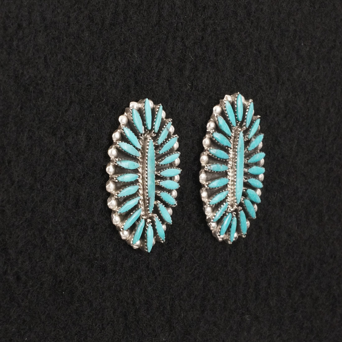 Lorena Peina Turquoise & Sterling Silver Earrings