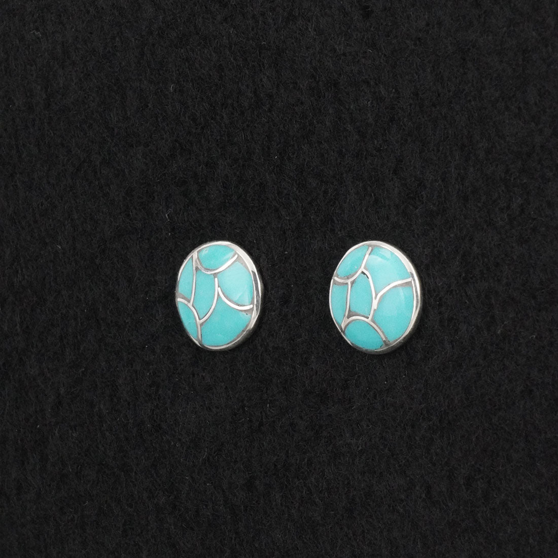 Orena Leekya Turquoise & Sterling Silver Earrings