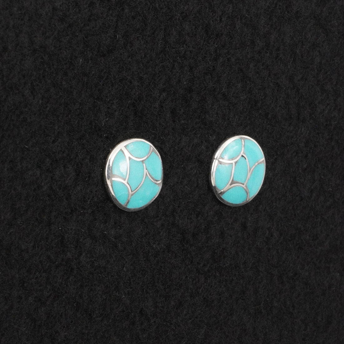 Orena Leekya Turquoise & Sterling Silver Earrings