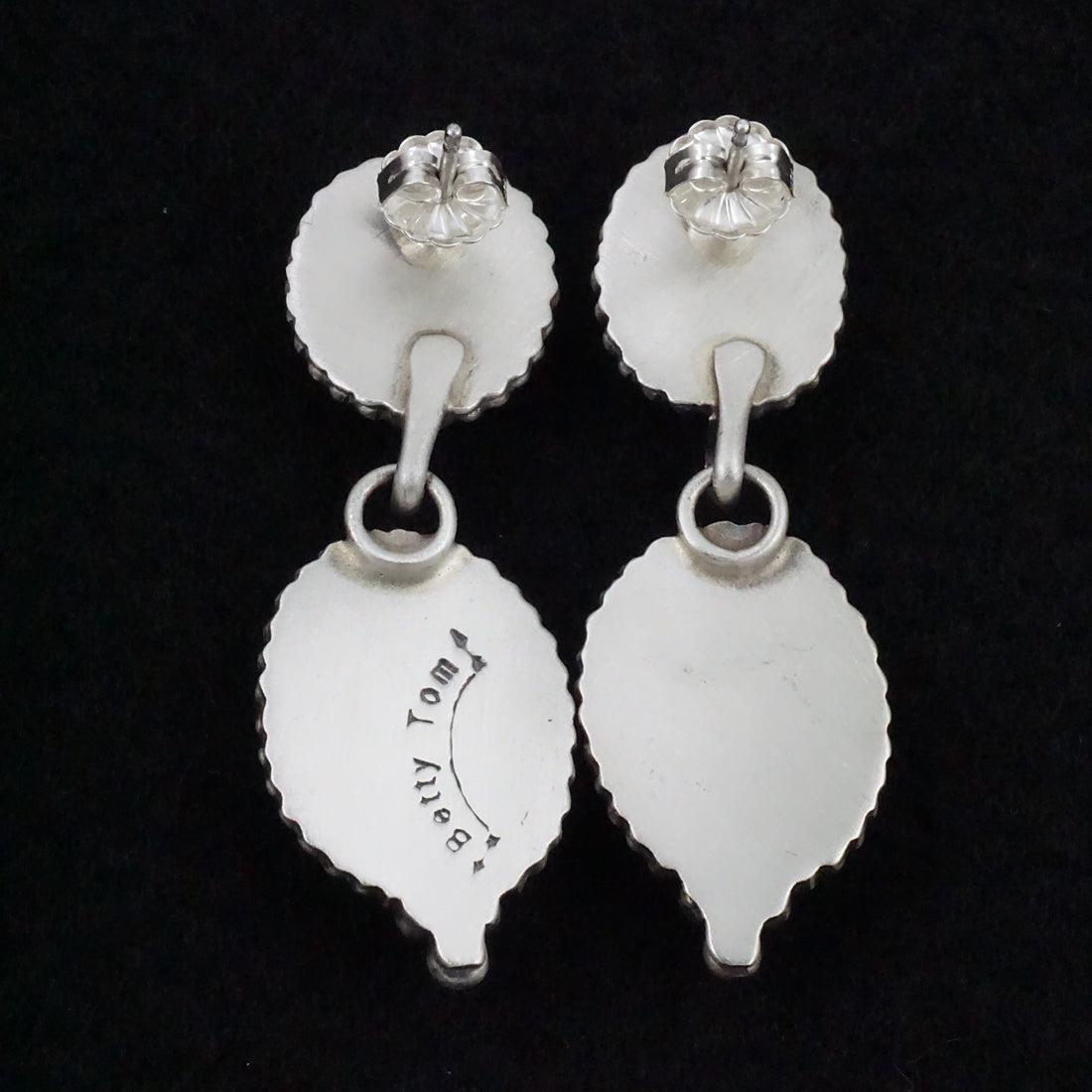 Betty Tom Turquoise & Sterling Silver Earrings