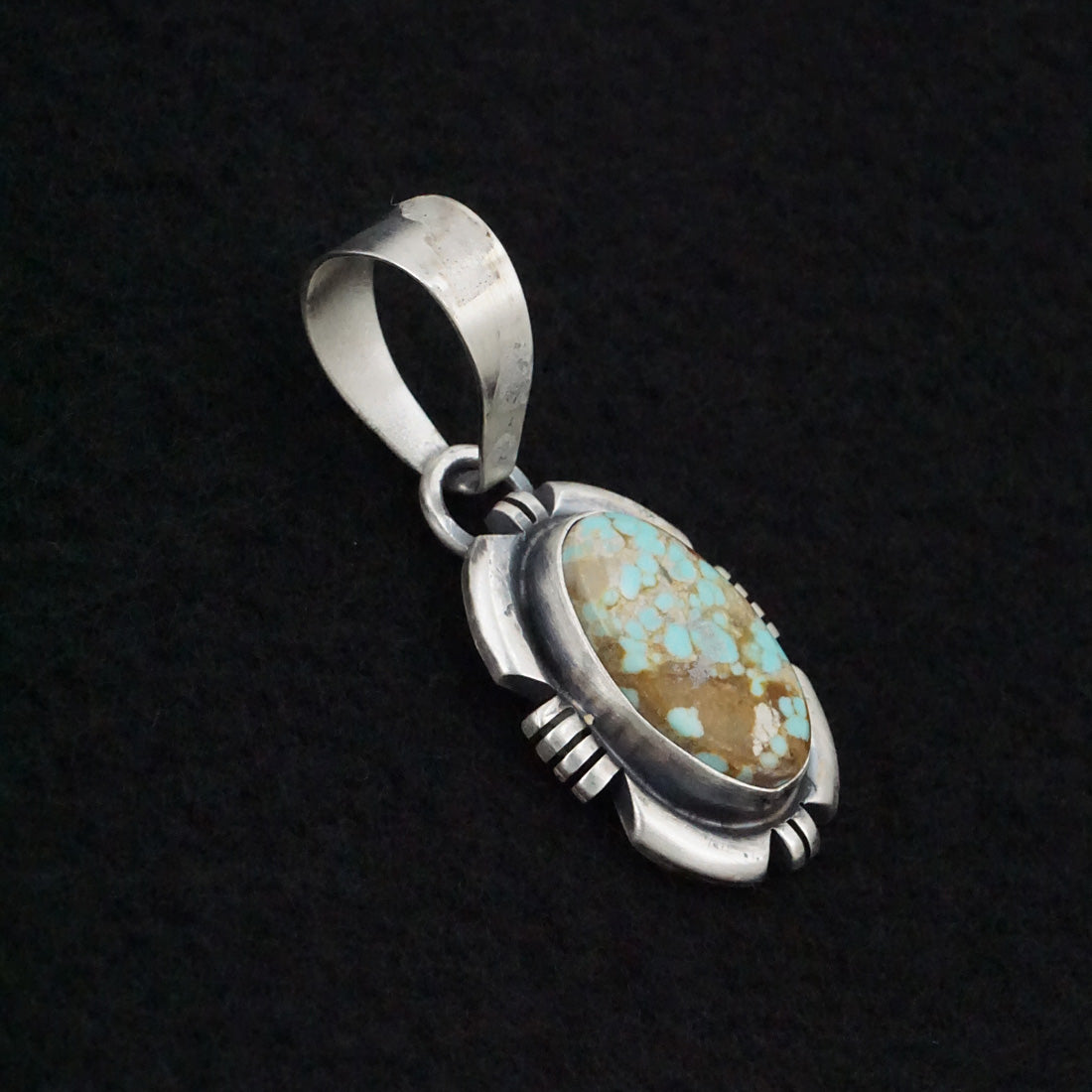 Randy Billy Turquoise & Sterling Silver Pendant