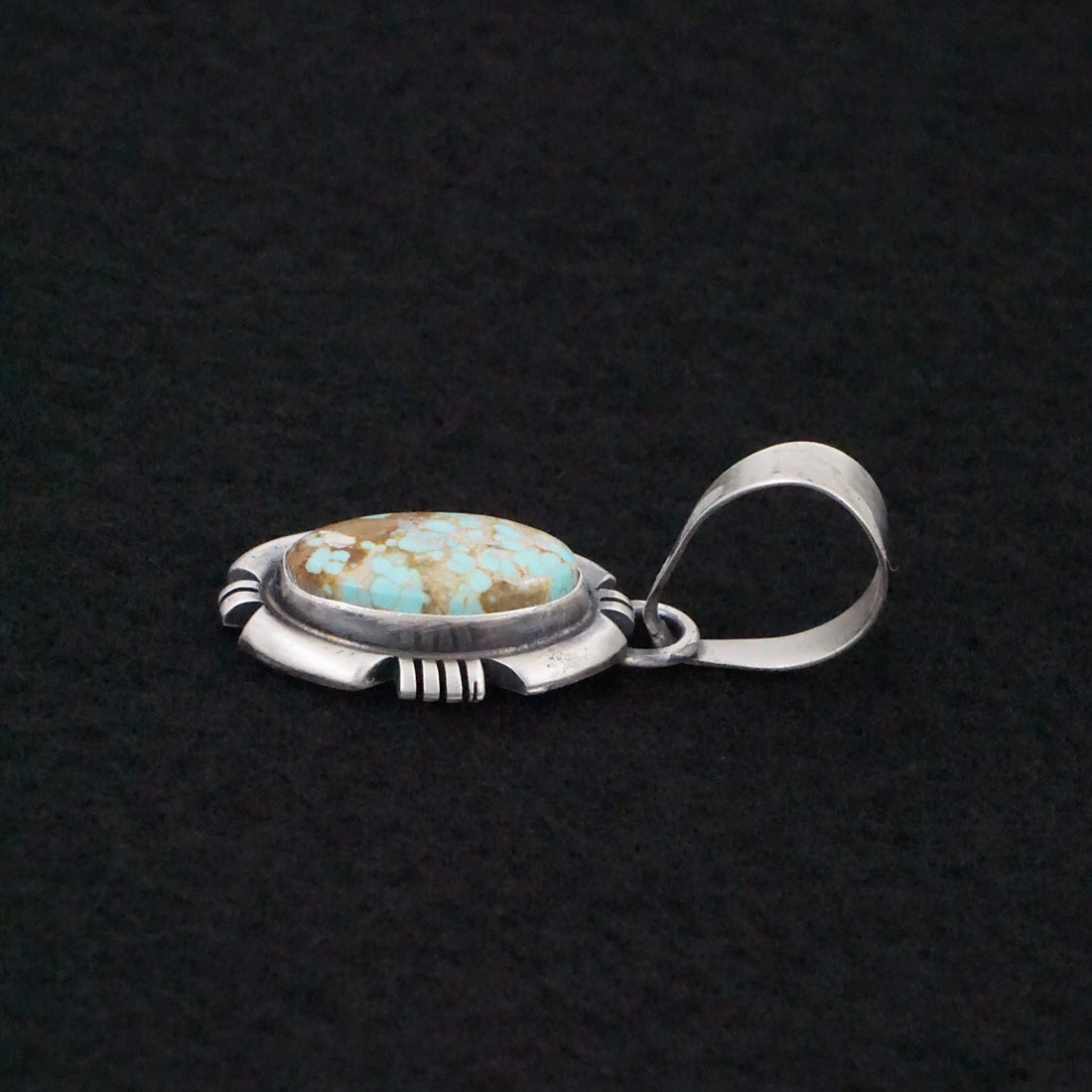 Randy Billy Turquoise & Sterling Silver Pendant
