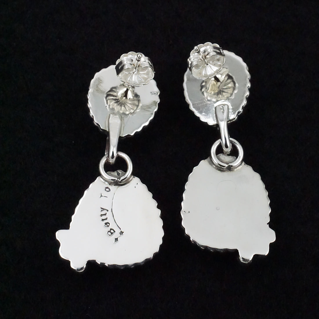 Betty Tom Turquoise & Sterling Silver Earrings