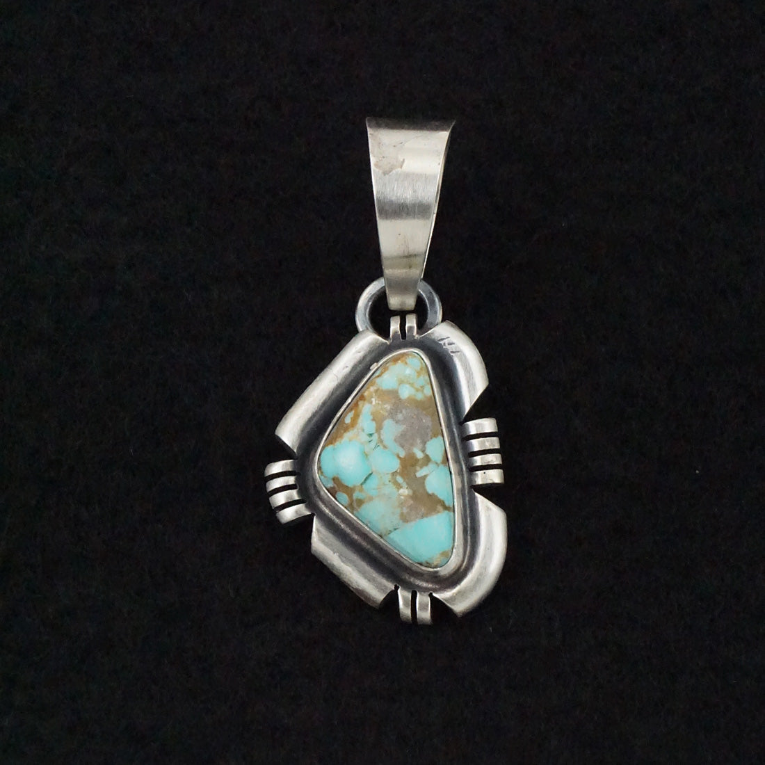Randy Billy Turquoise & Sterling Silver Pendant