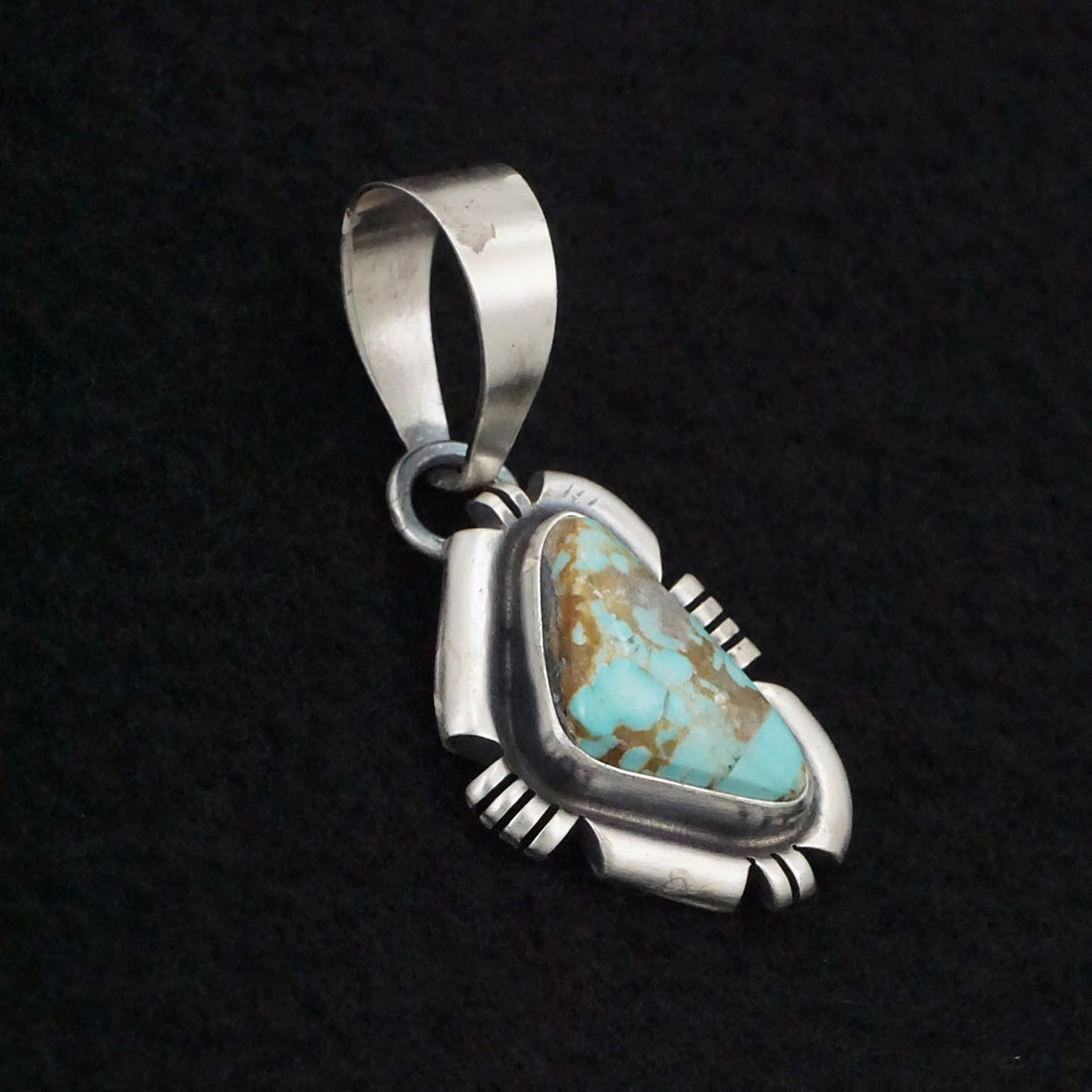 Randy Billy Turquoise & Sterling Silver Pendant