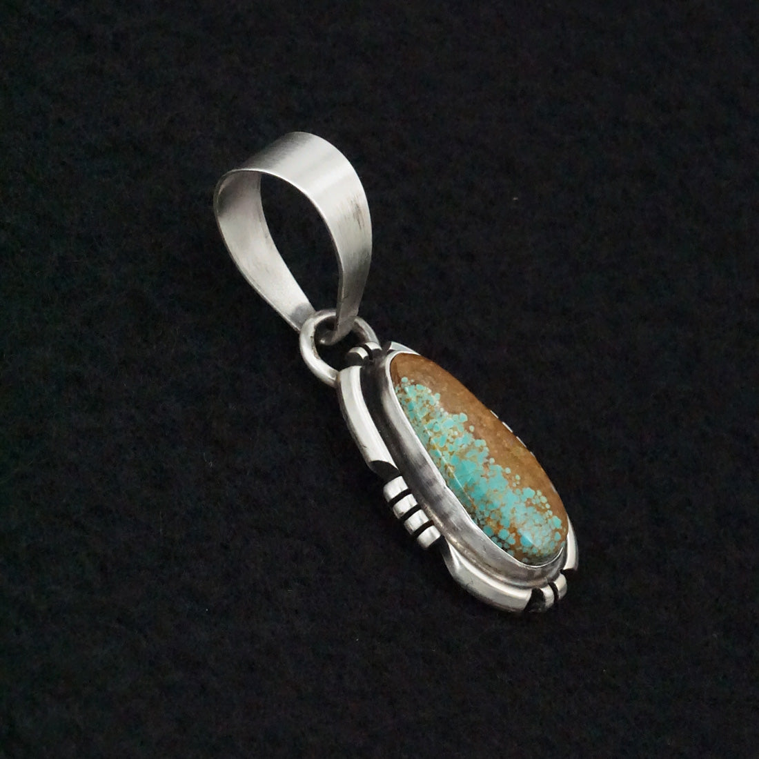 Randy Billy Turquoise & Sterling Silver Pendant