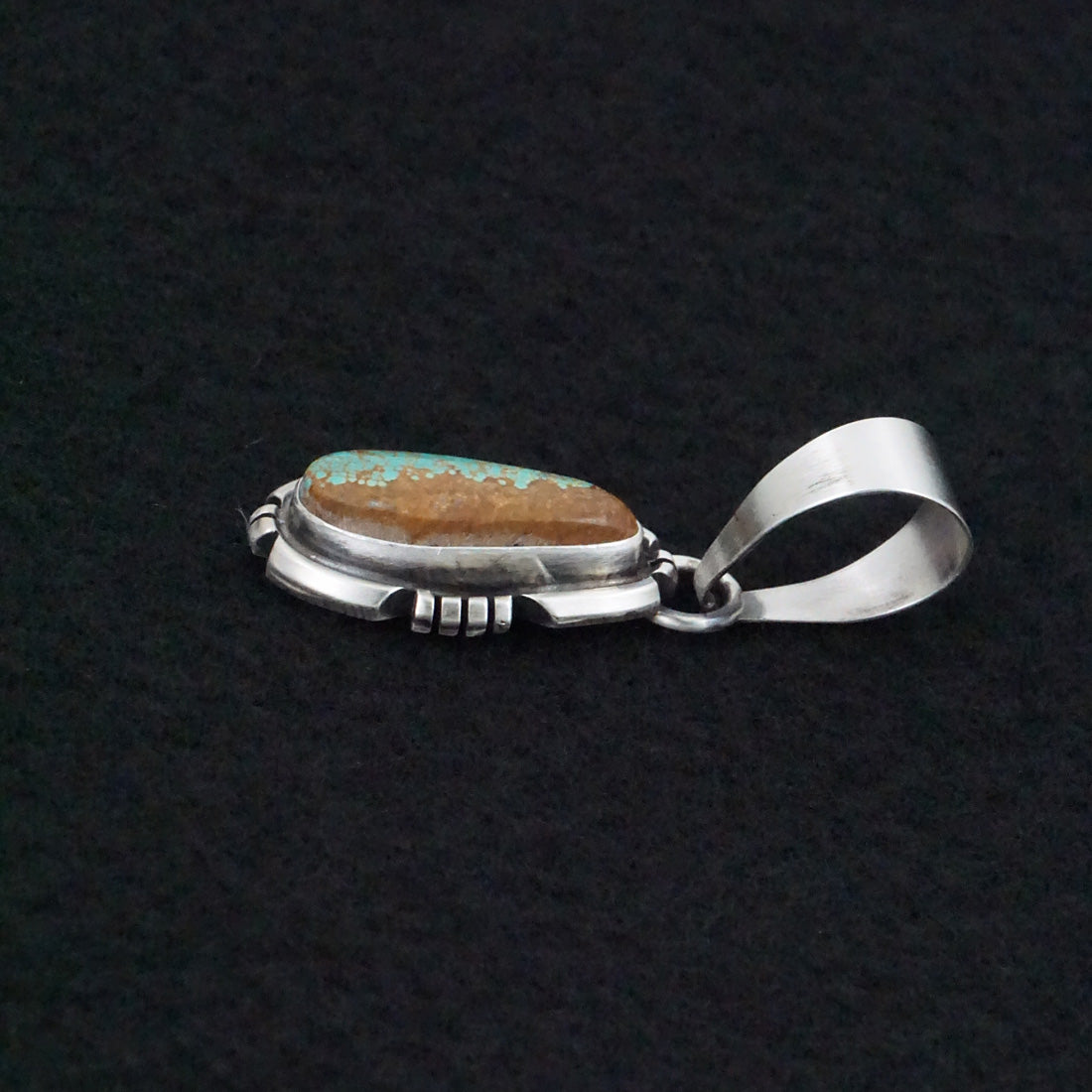 Randy Billy Turquoise & Sterling Silver Pendant