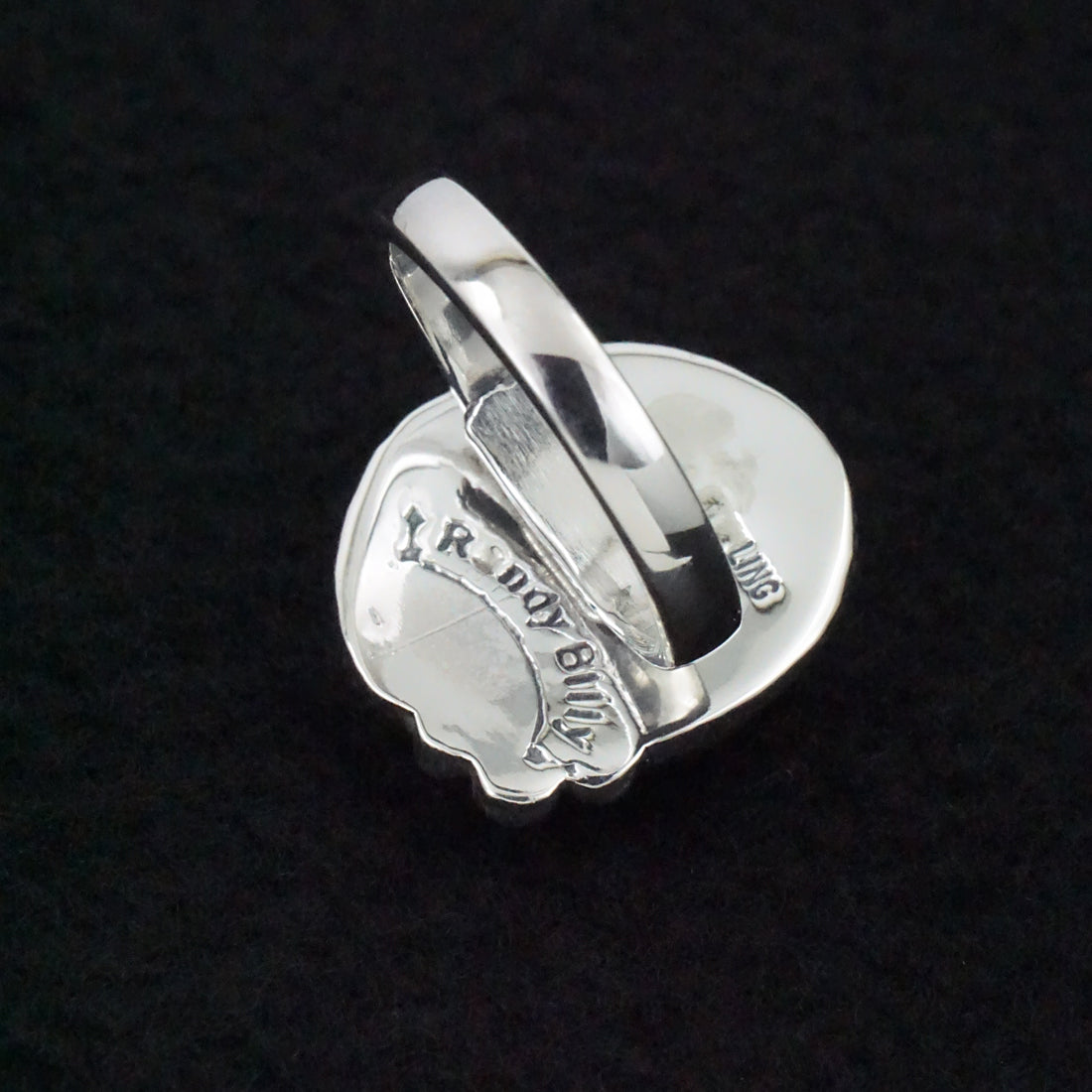 Randy Billy Turquoise & Sterling Silver Ring Size Adjustable