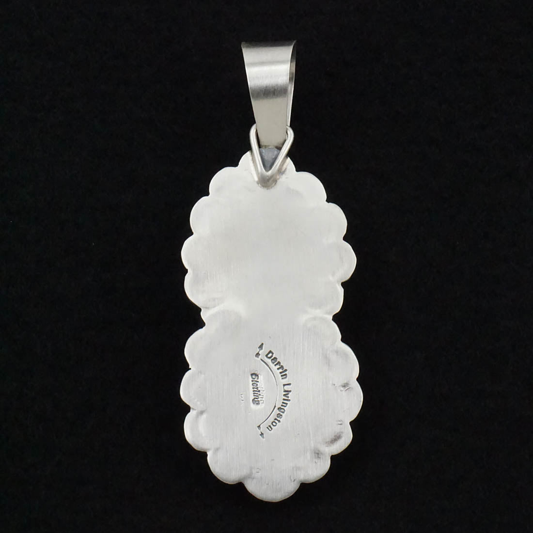 Darrin Livingston Turquoise & Sterling Silver Pendant