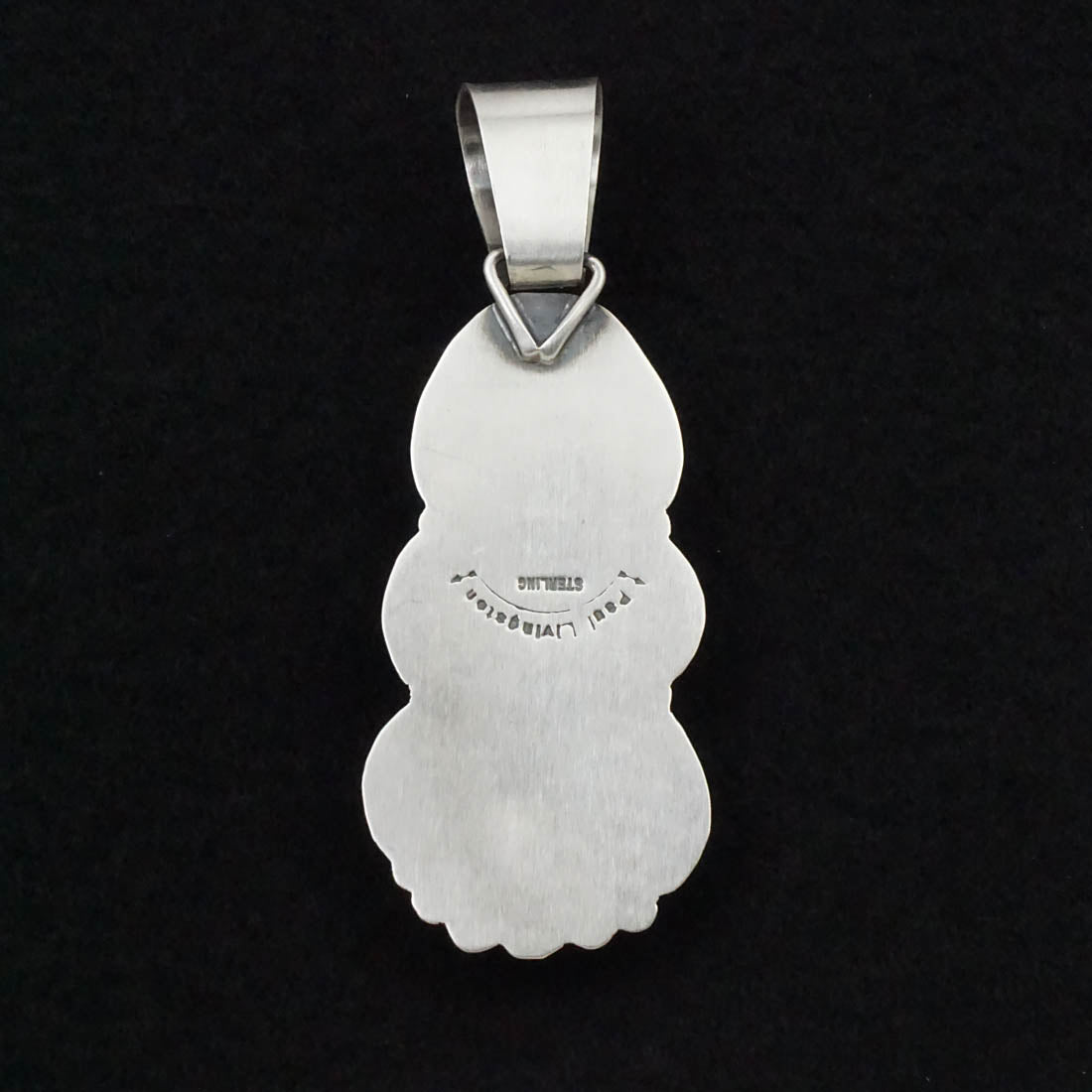 Paul Livingston Turquoise & Sterling Silver Pendant