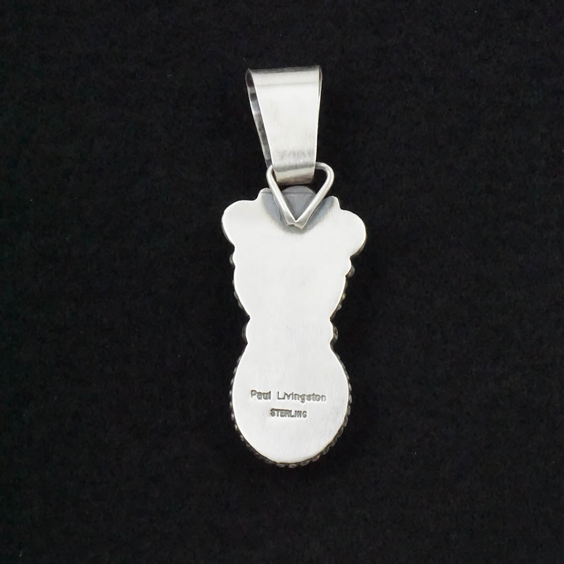 Paul Livingston Turquoise & Sterling Silver Pendant