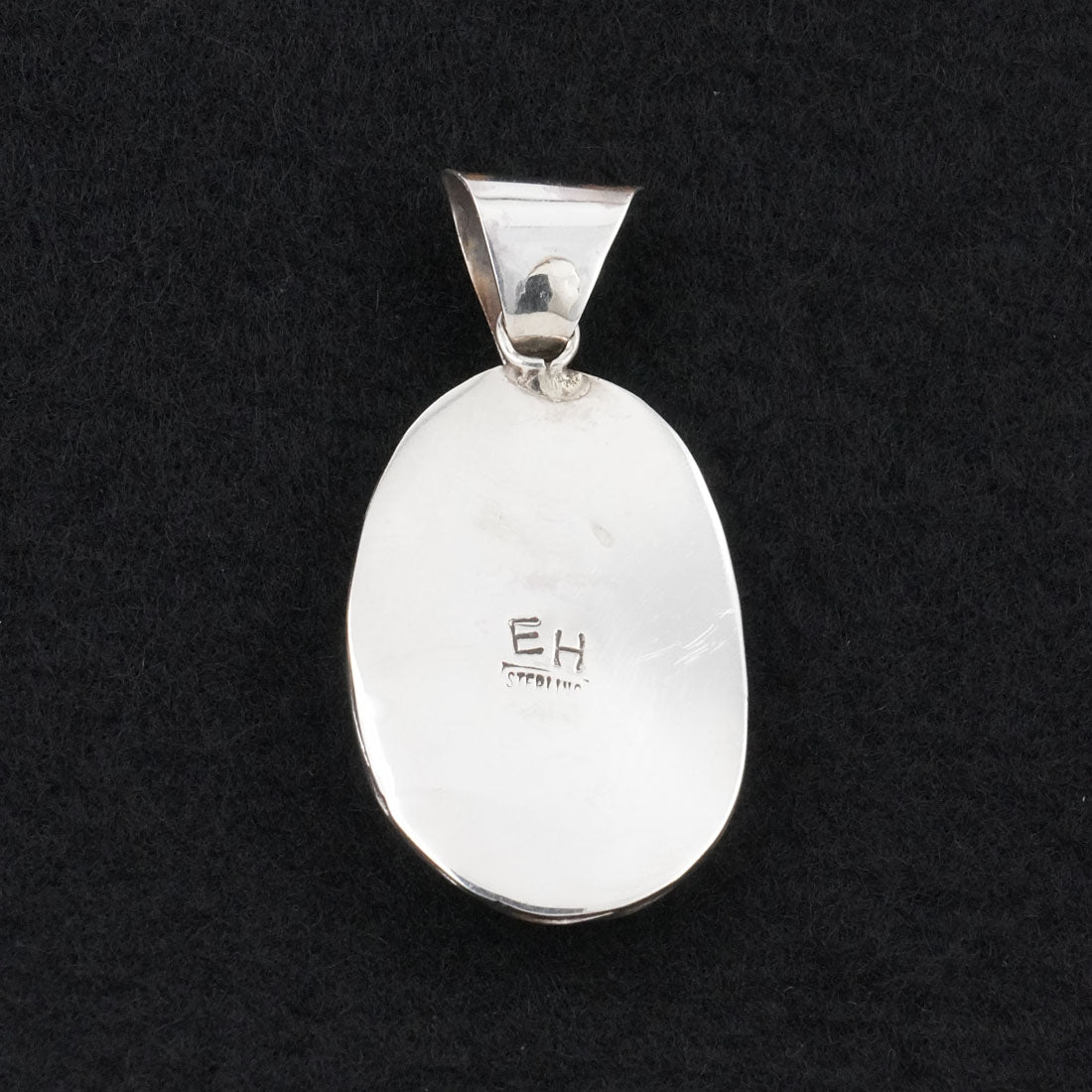 Ernest Hawthorne White Buffalo & Sterling Silver Pendant